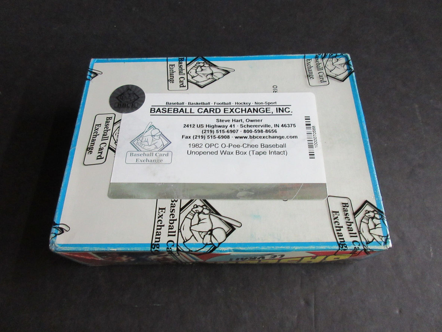 1982 OPC O-Pee-Chee Baseball Unopened Wax Box (Tape) (BBCE)