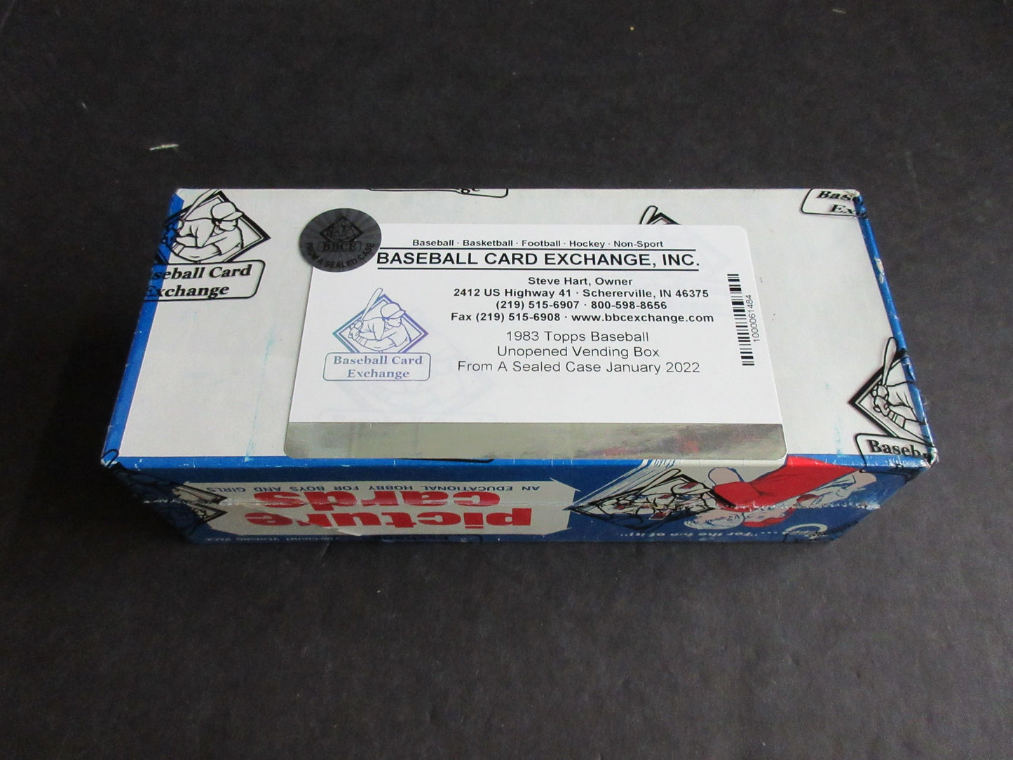 1983 Topps Baseball Unopened Vending Box (FASC)
