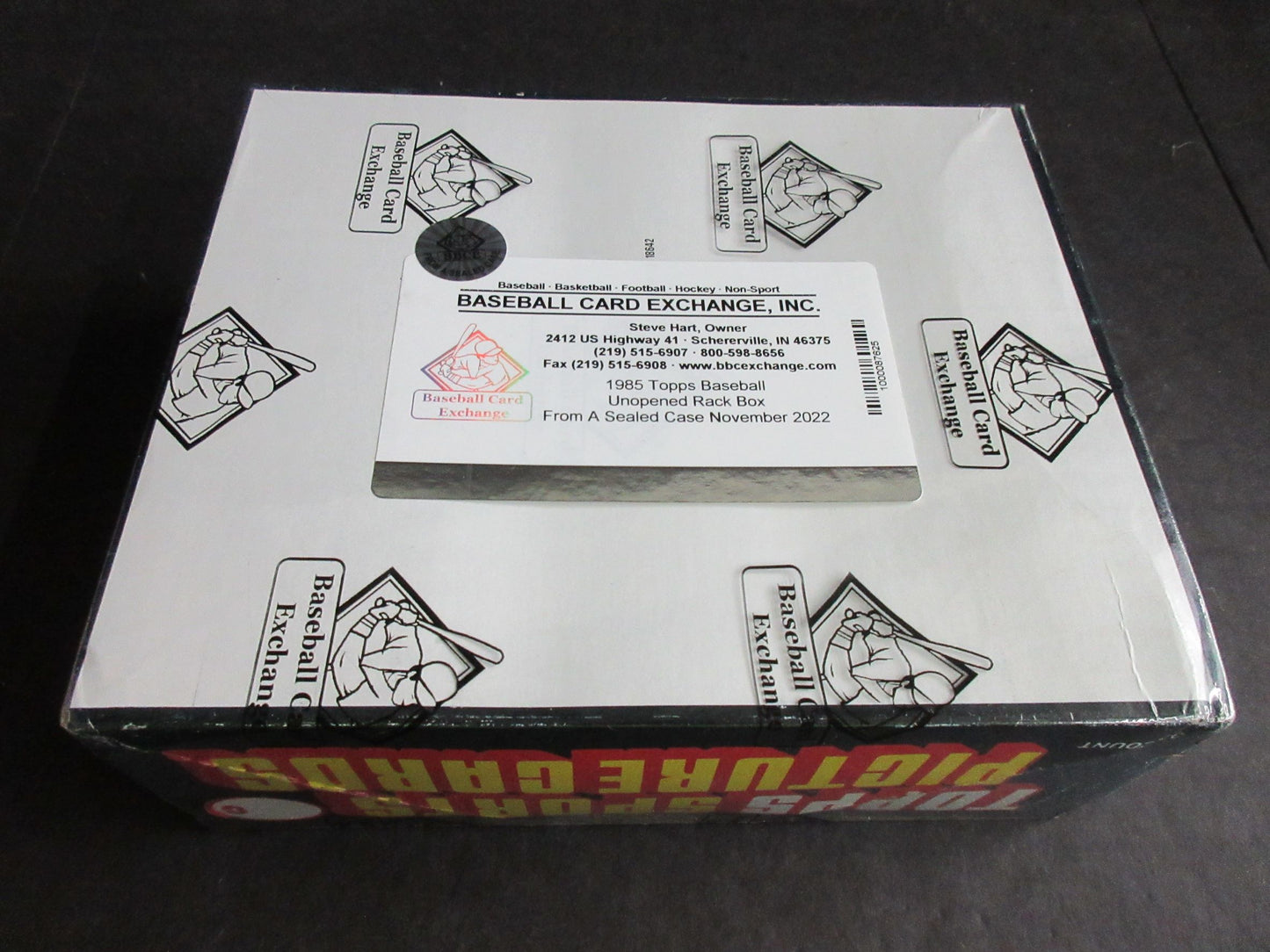 1985 Topps Baseball Unopened Rack Box (FASC)