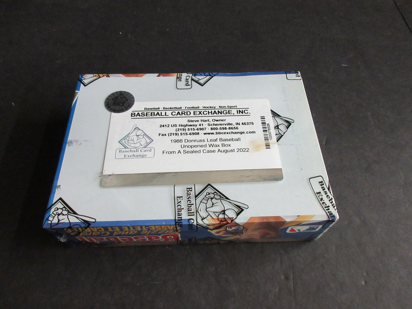 1988 Donruss Leaf Baseball Unopened Wax Box (FASC)