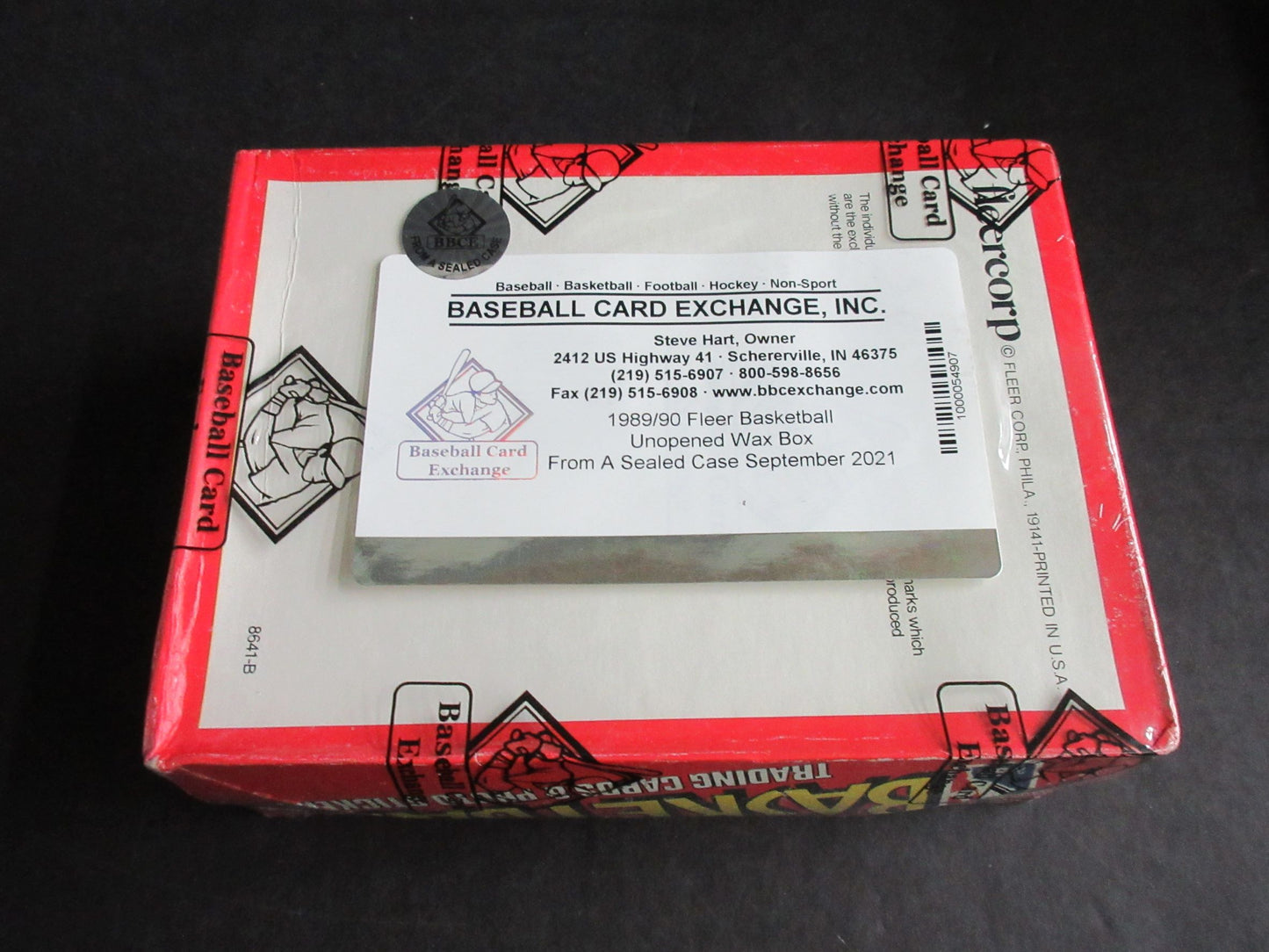 1989/90 Fleer Basketball Unopened Wax Box (FASC)