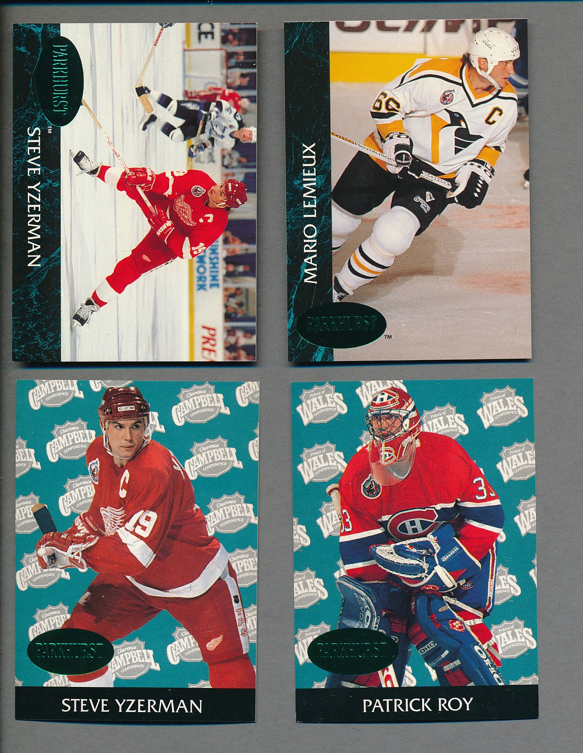 1992/93 Parkhurst Hockey Emerald Ice Complete Set (480) NM/MT MT
