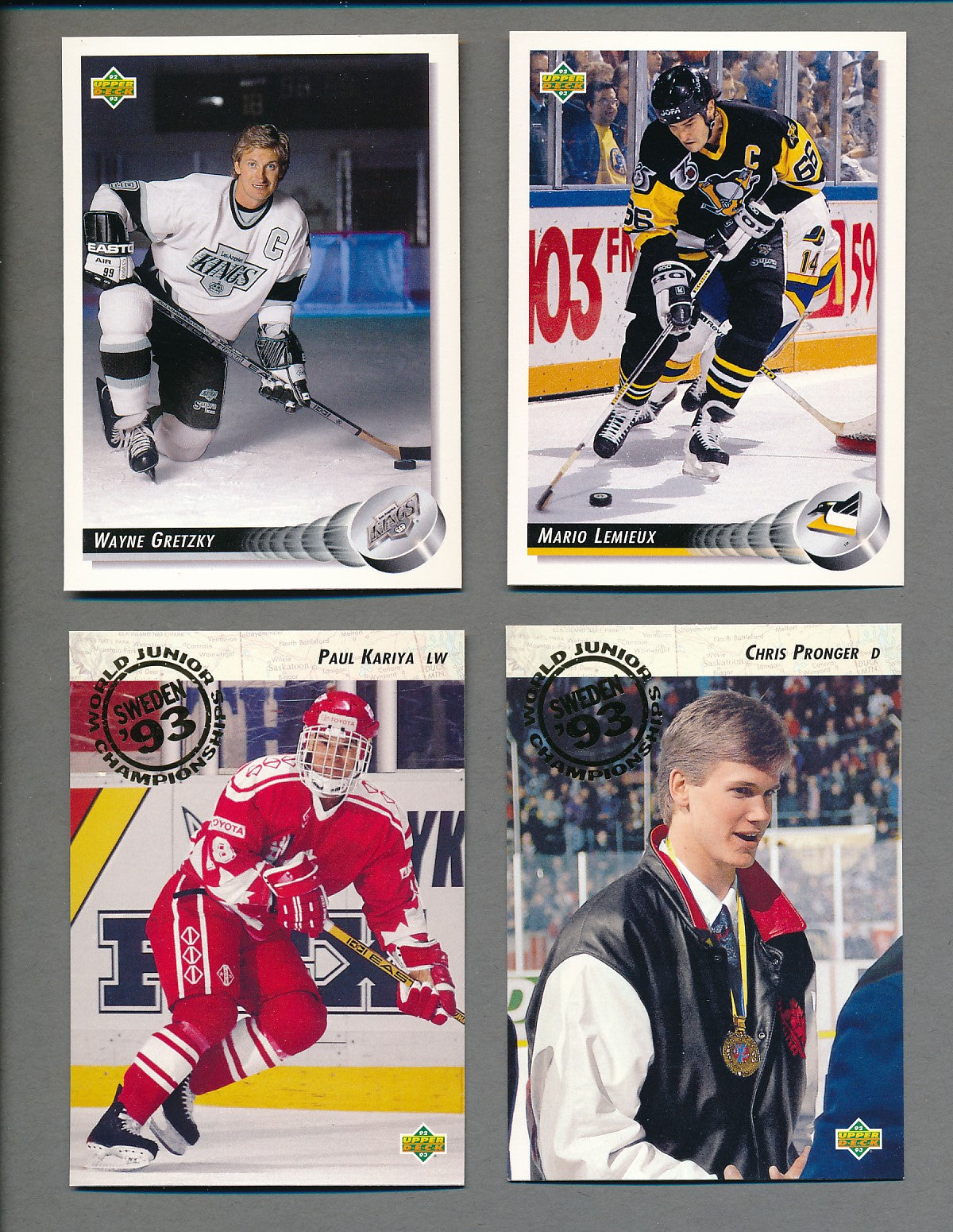 1992/93 Upper Deck Hockey Complete Set (640)  NM/MT MT
