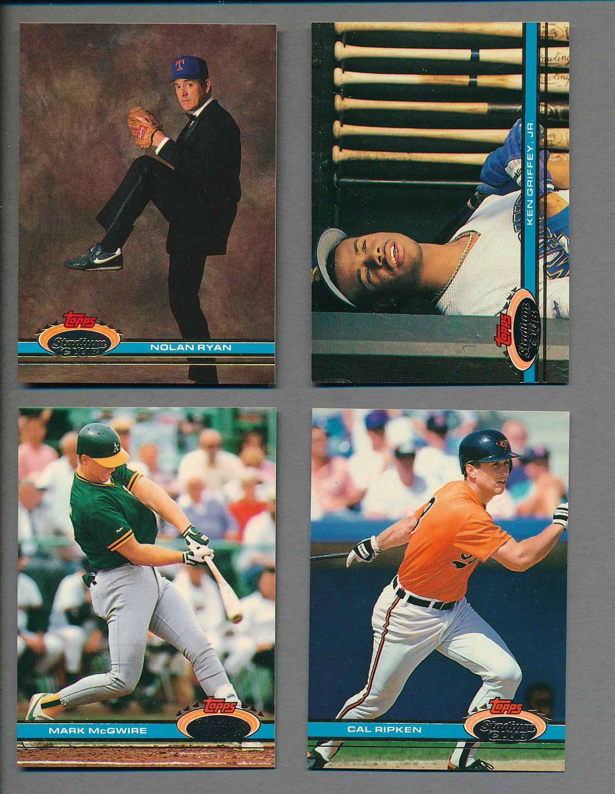 1991 Topps Stadium Club Baseball Complete Set (600) NM/MT MT