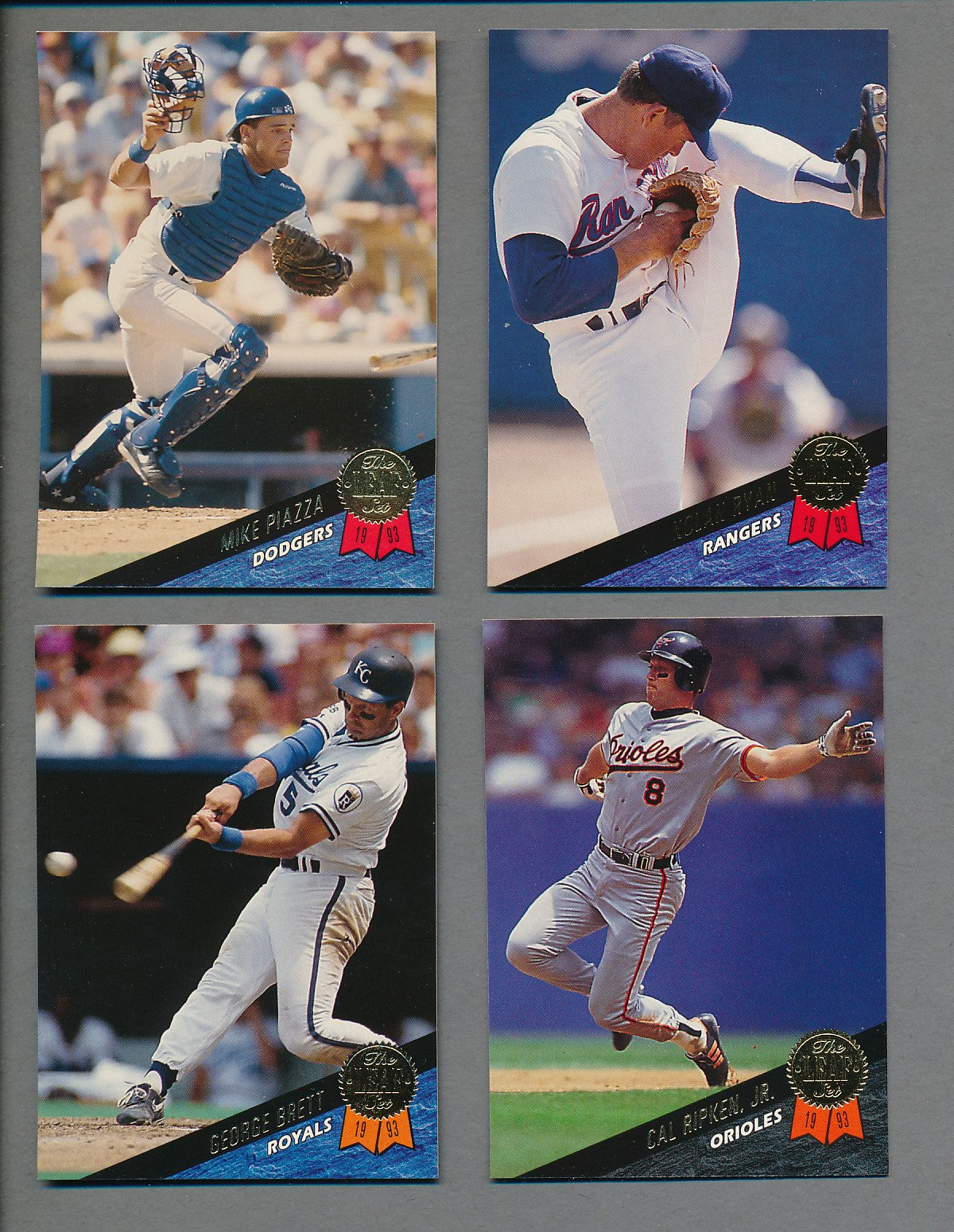1993 Leaf Baseball Complete Set (w/ Inserts) (550) NM/MT MT