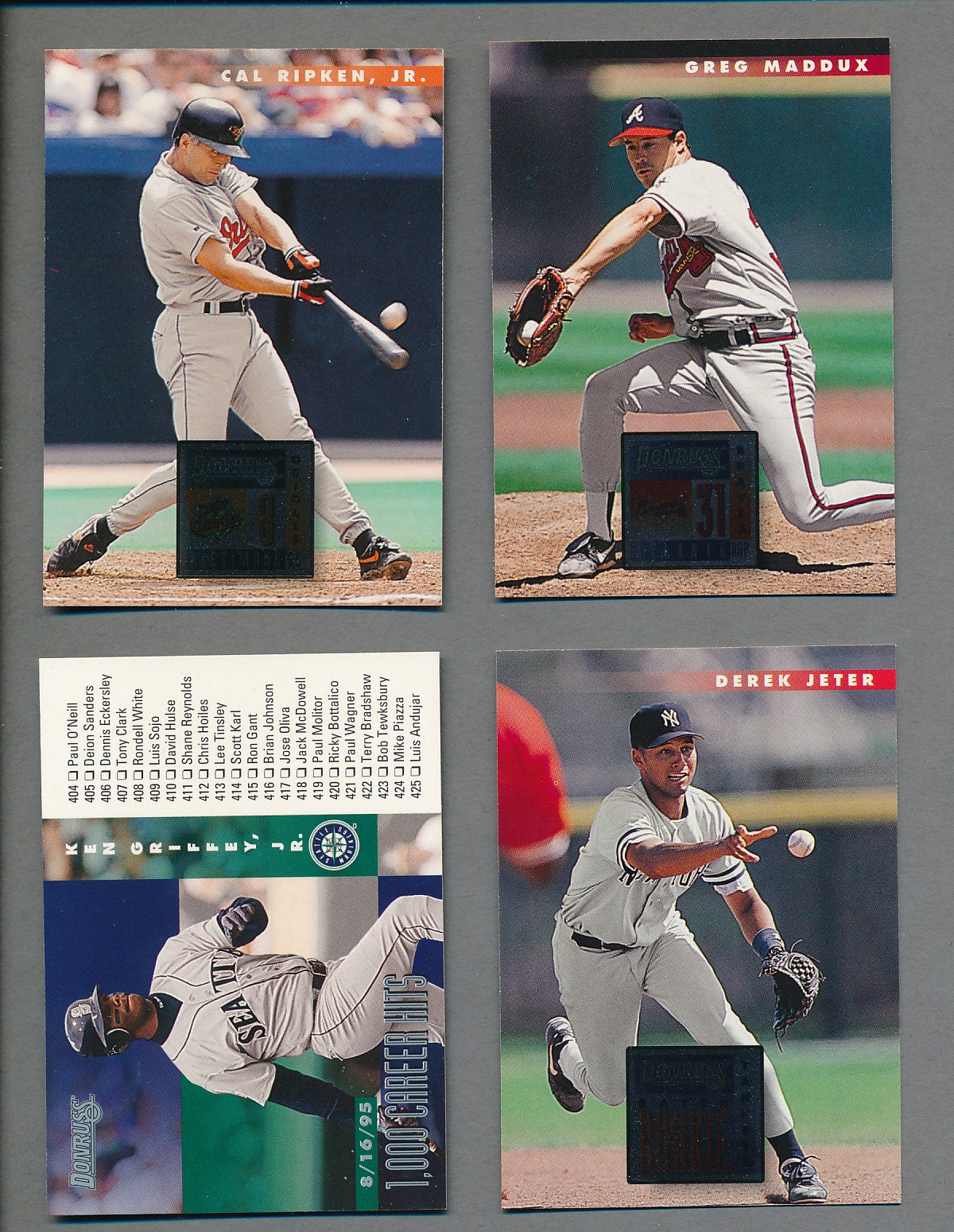1996 Donruss Baseball Complete Set (550) NM/MT MT