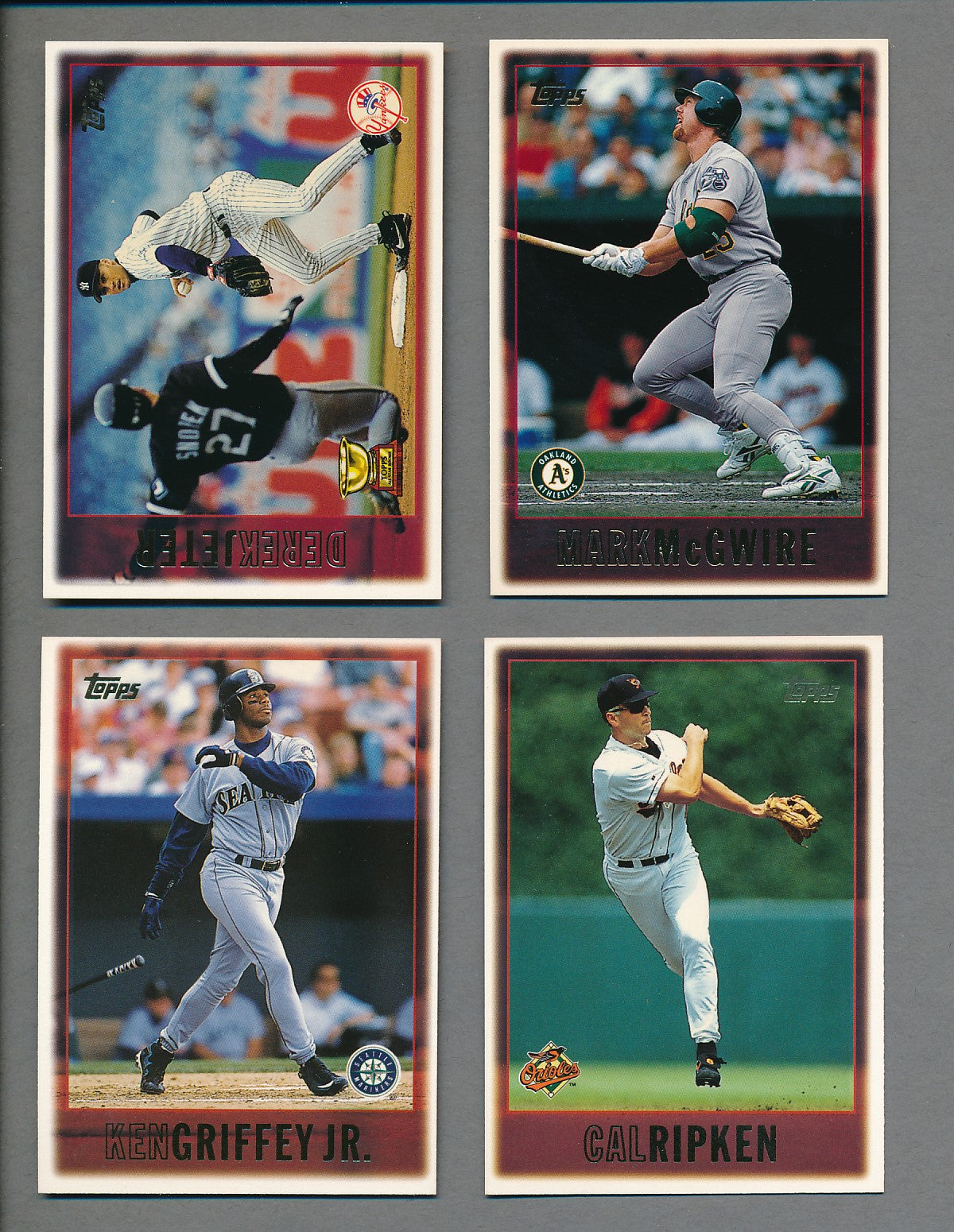1997 Topps Baseball Complete Set (495) NM/MT MT