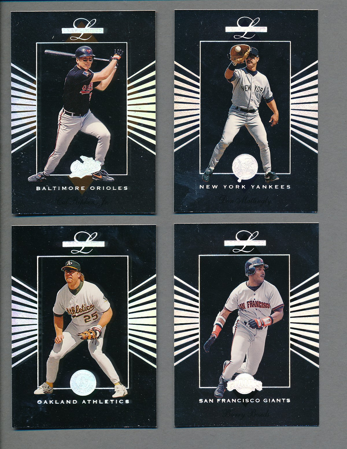 1994 Leaf Limited Baseball Complete Set (w/ Inserts) (160) NM/MT MT