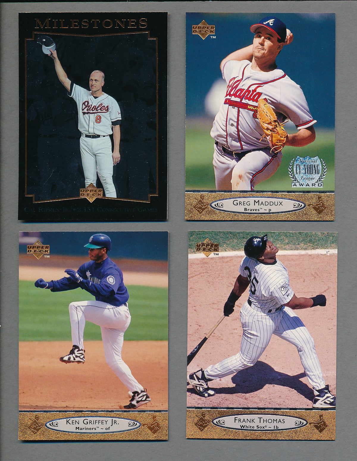 1996 Upper Deck Baseball Complete Set (480) NM/MT MT