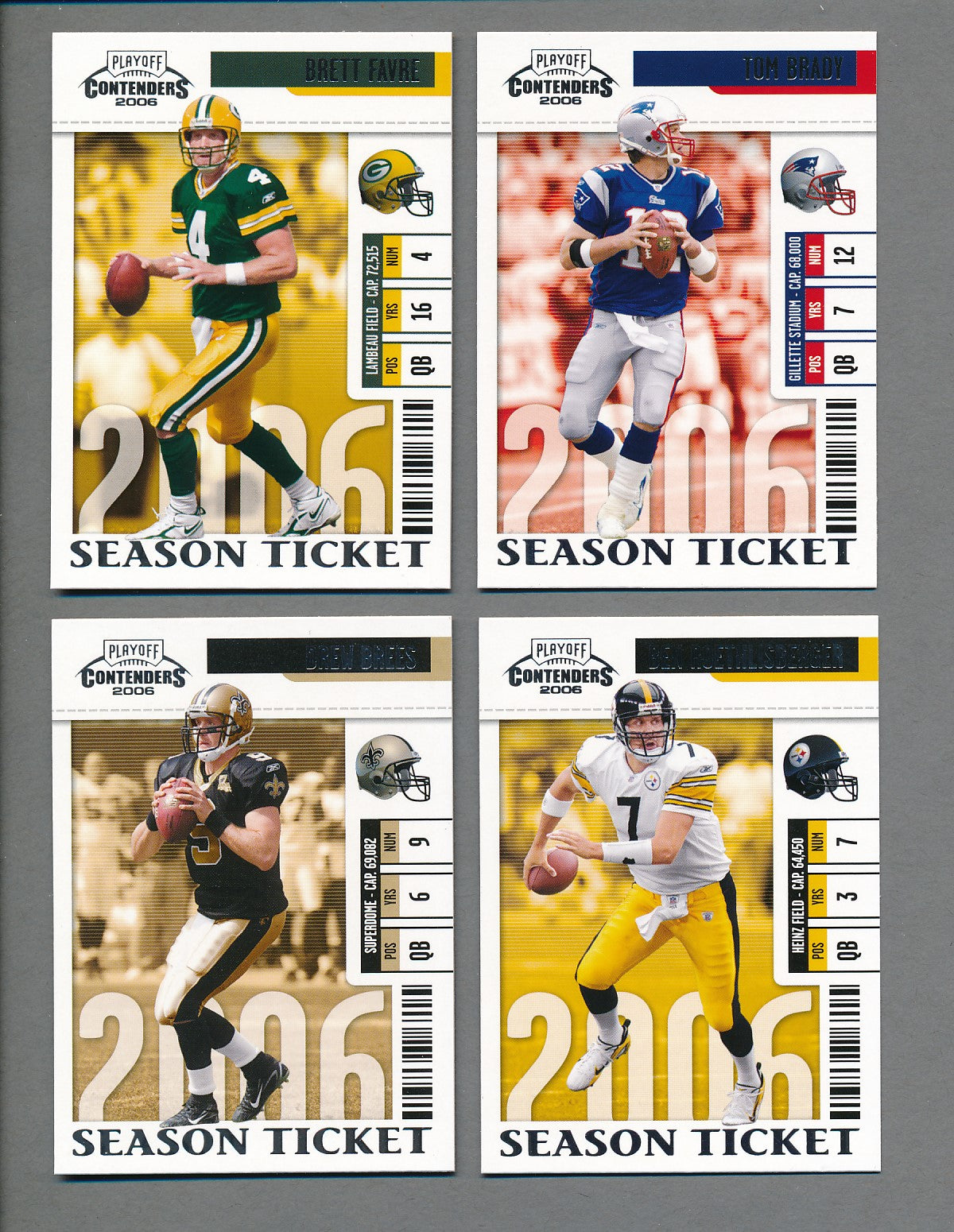 2006 Playoff Contenders Football Complete Set (100) NM/MT MT