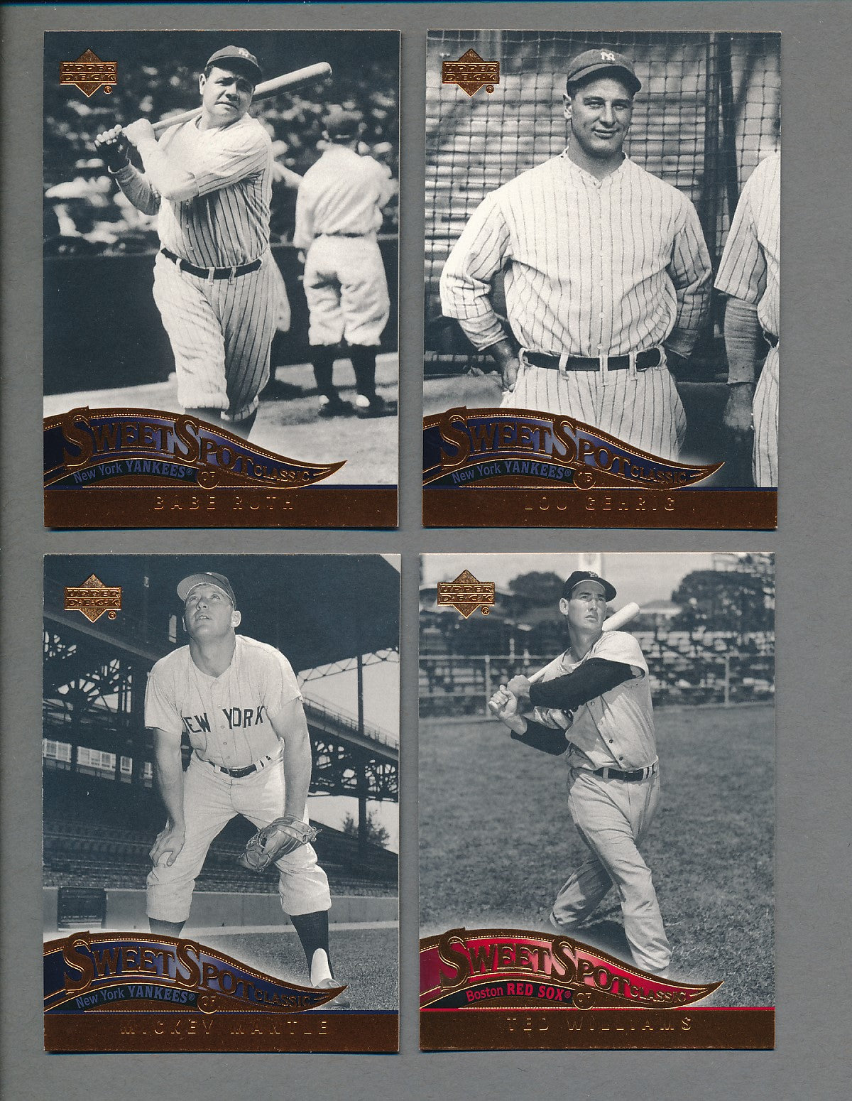 2005 Upper Deck Sweet Spot Classic Baseball Complete Set (100) NM/MT MT