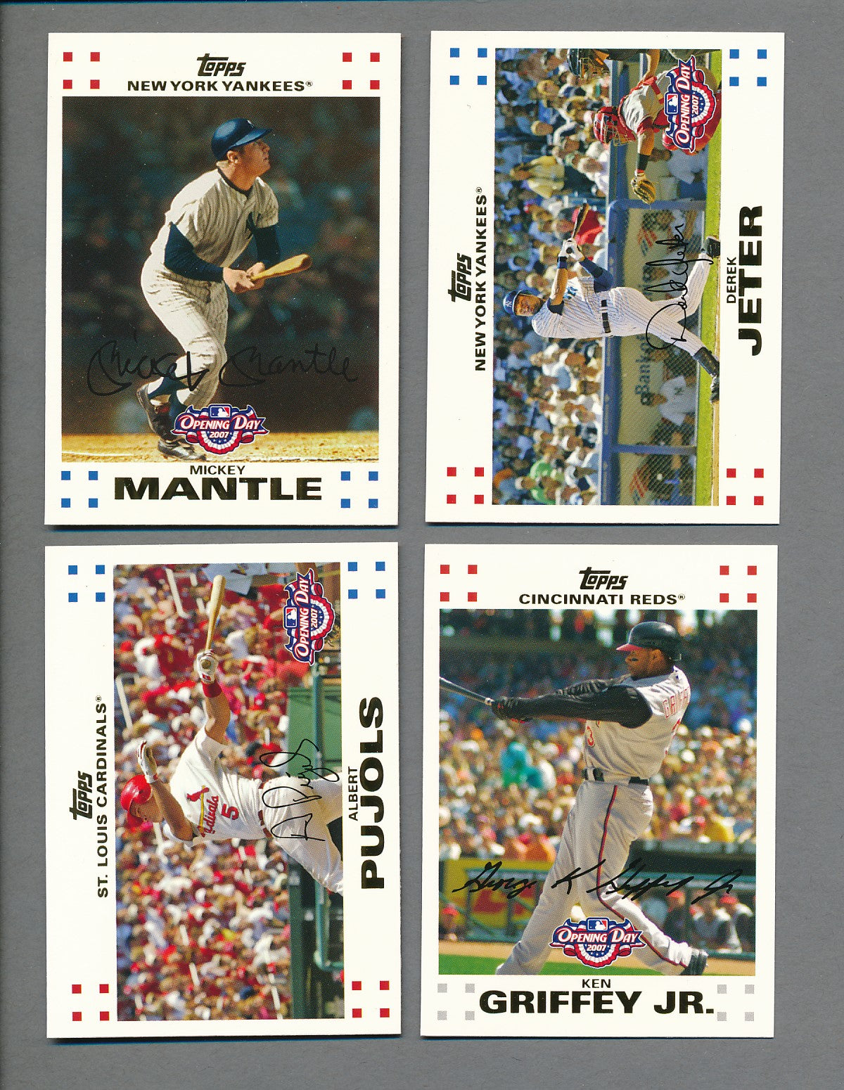 2007 Topps Opening Day Baseball Complete Set (w/ Inserts) (220) NM/MT MT