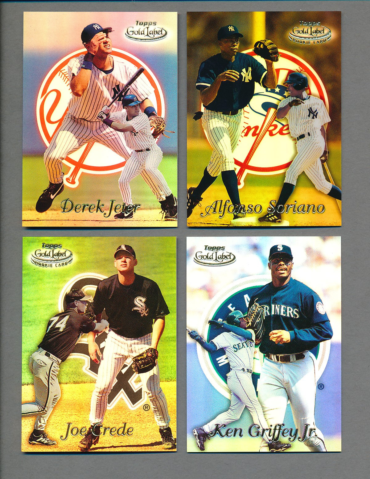 1999 Topps Gold Label Baseball Class 1 Complete Set (100) NM/MT MT