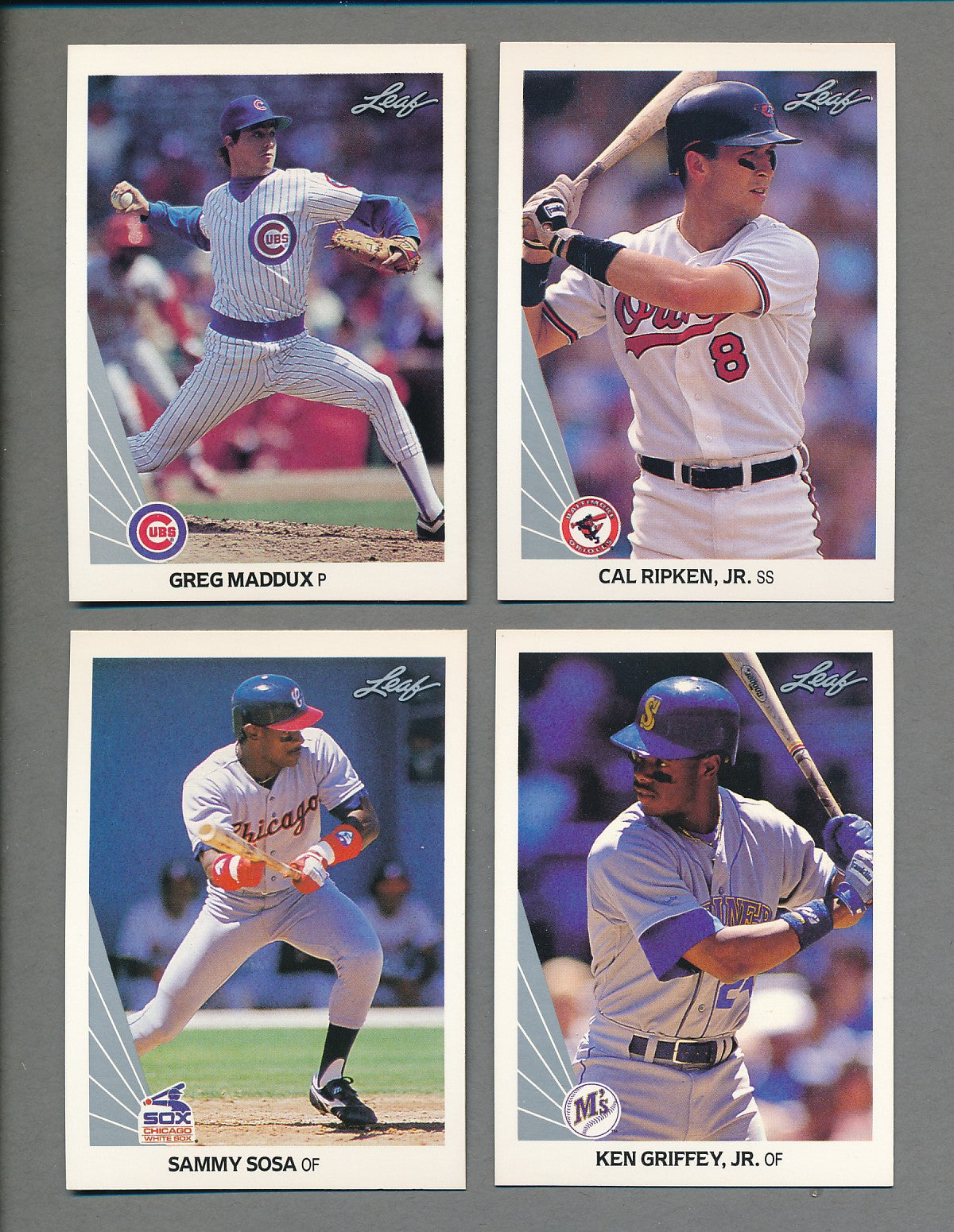 1990 Leaf Baseball Complete Series 1 Set (264) NM/MT MT