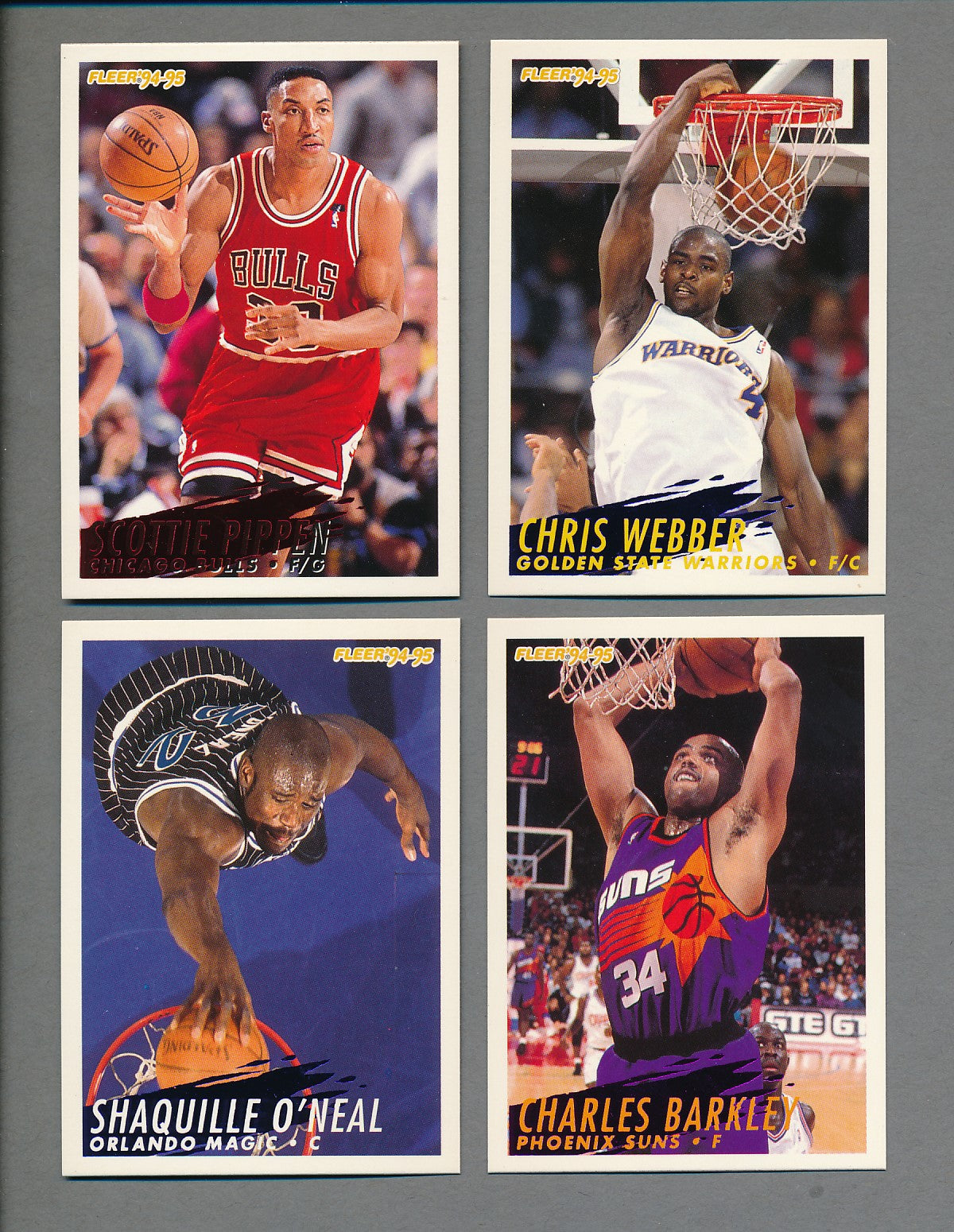 1994/95 Fleer Basketball Complete Series 1 Set (w/ Inserts) (240) NM/MT MT