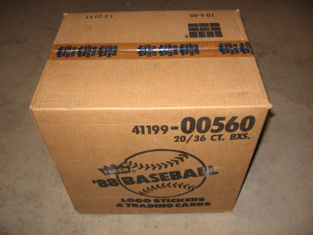 1988 Fleer Baseball Unopened Wax Case (20 Box) (Sealed)