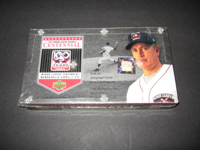 2001 Upper Deck Centennial Minor League Baseball Box