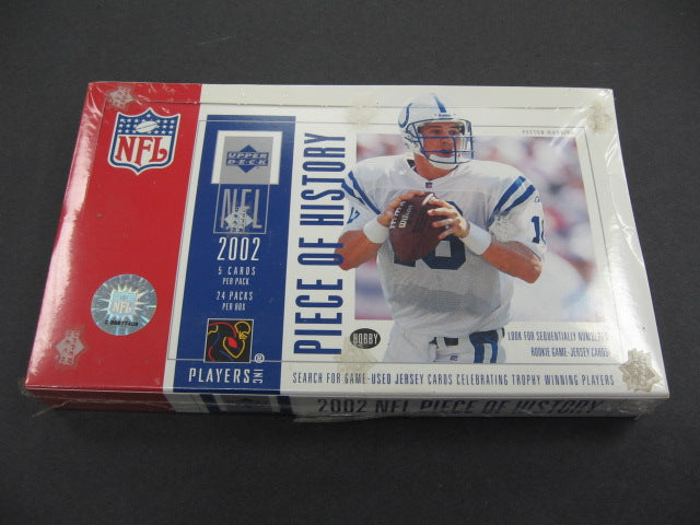 2002 Upper Deck Piece of History Football Box (Hobby)