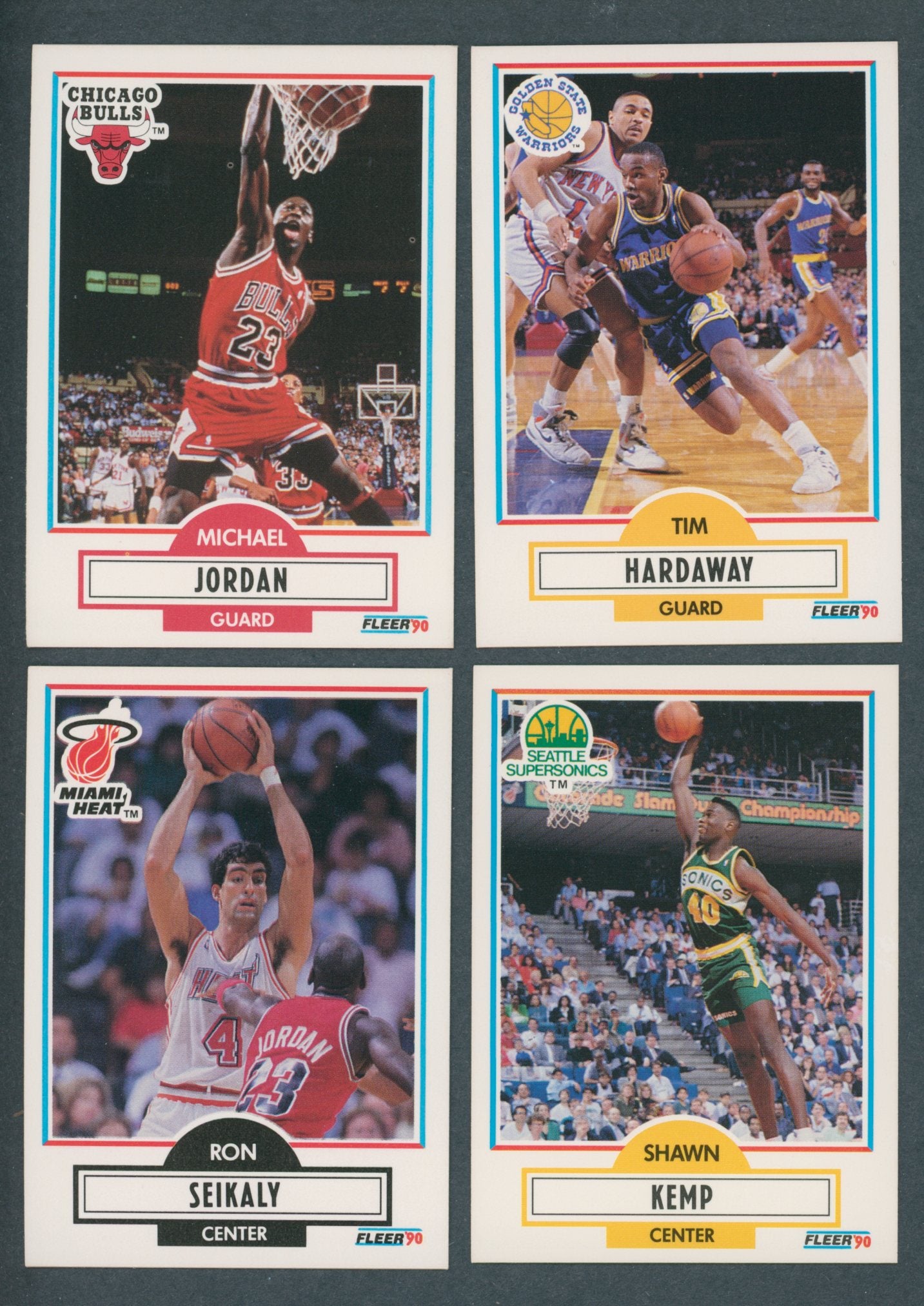 1990/91 Fleer Basketball Set No Stickers NM/MT (116)