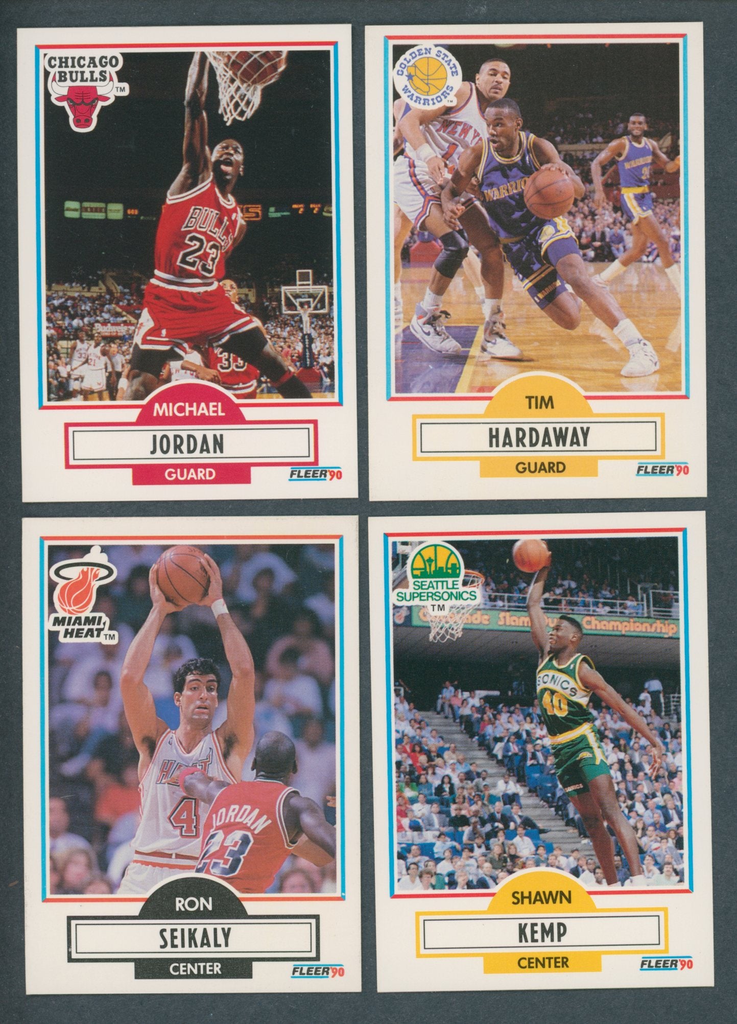 1990/91 Fleer Basketball Set No Stickers NM/MT (118)