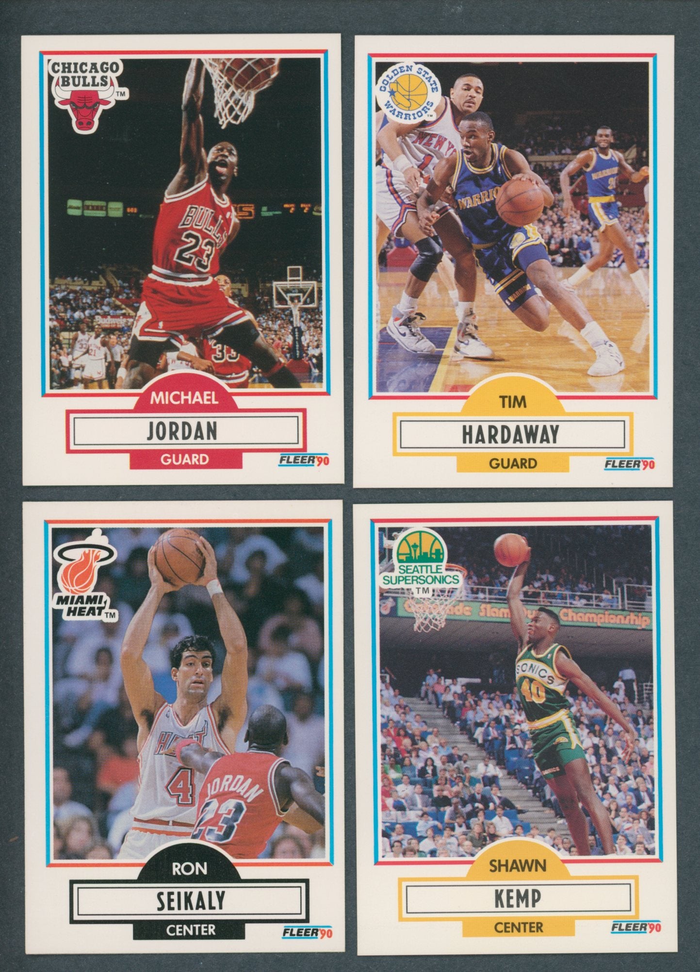 1990/91 Fleer Basketball Set No Stickers NM/MT (119)