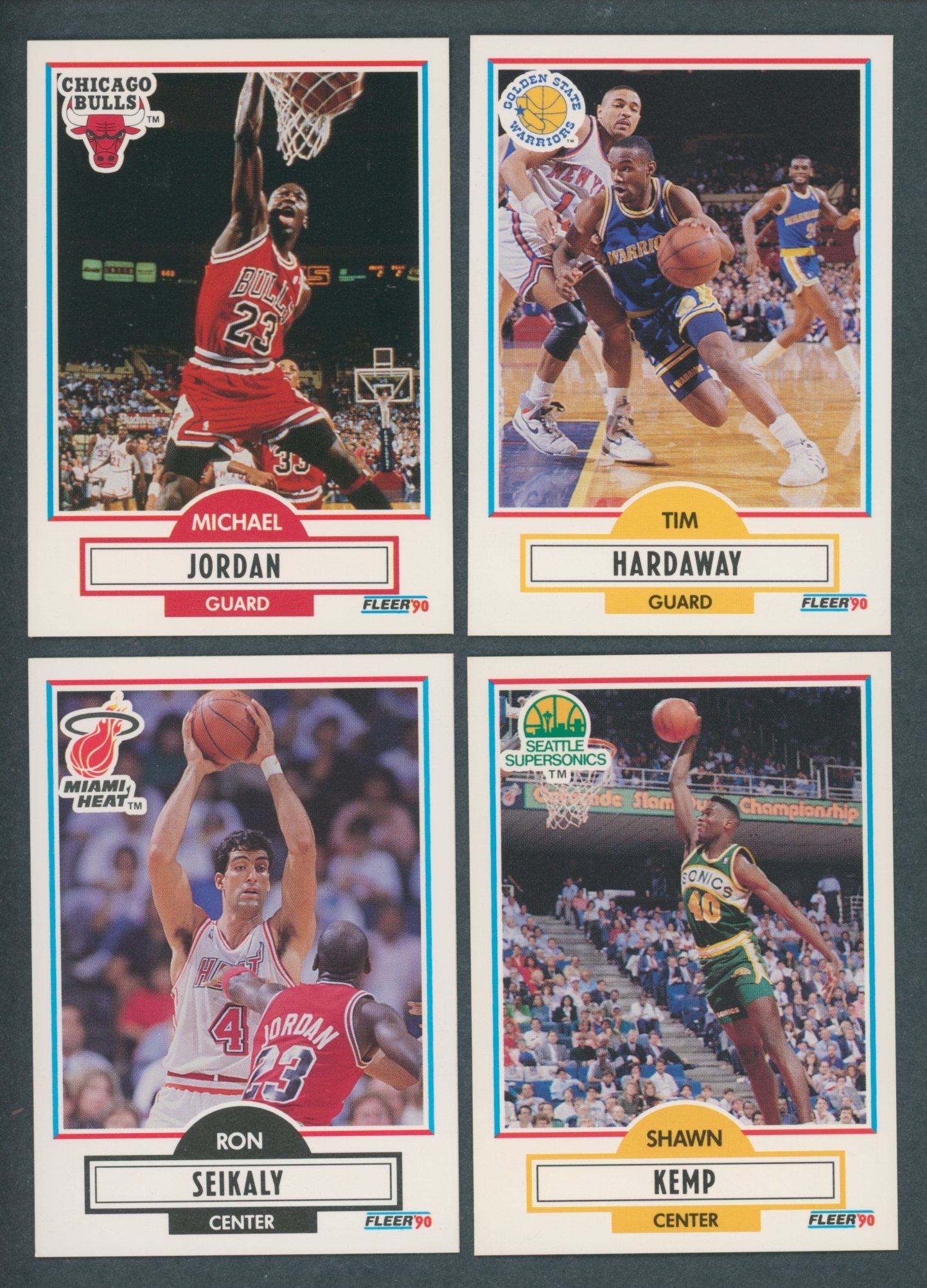 1990/91 Fleer Basketball Set No Stickers NM/MT (120)