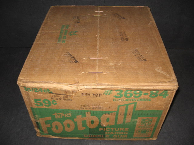 1984 Topps Football Cello Case (16 Box) (Authenticate)