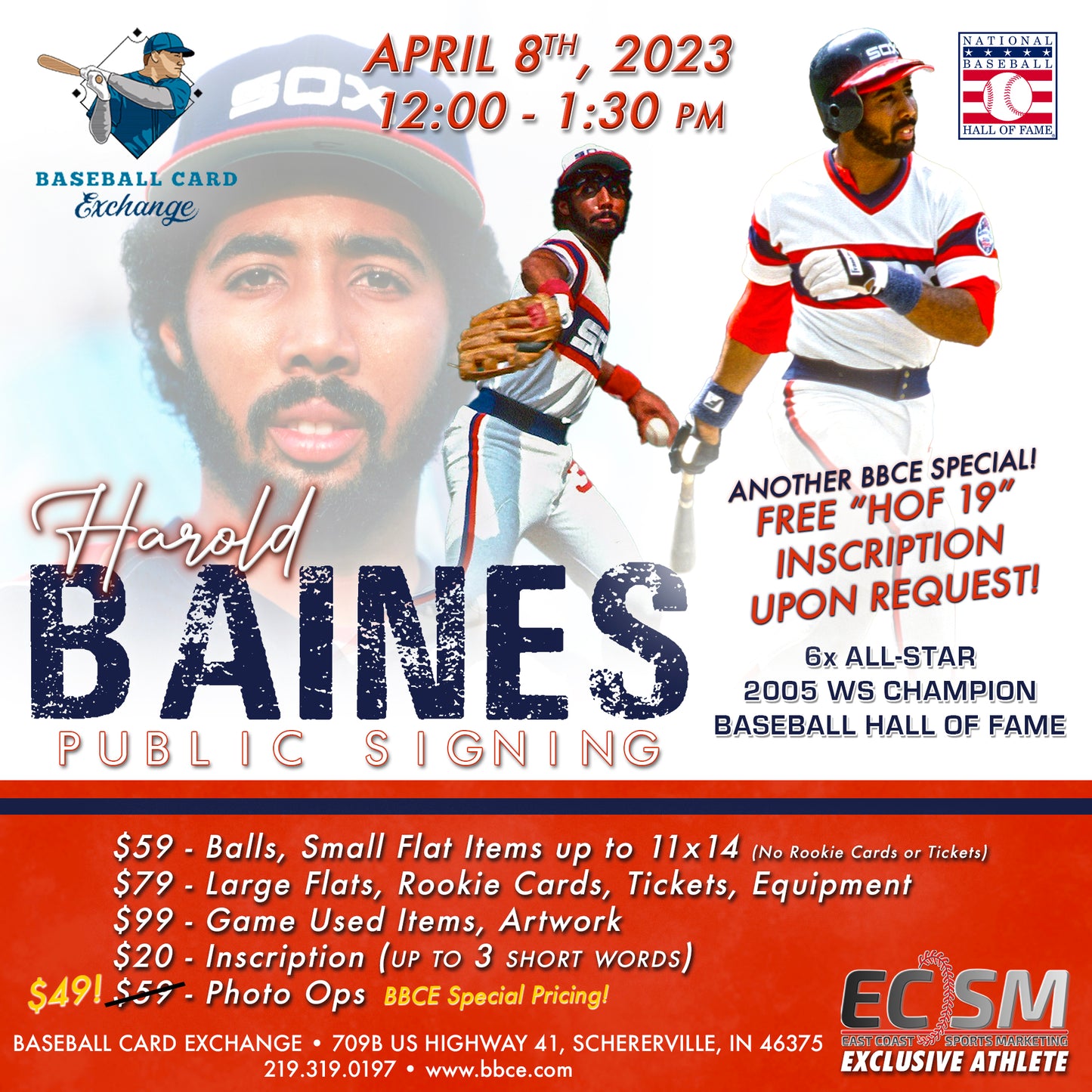 Harold Baines---Super Premium Ticket
