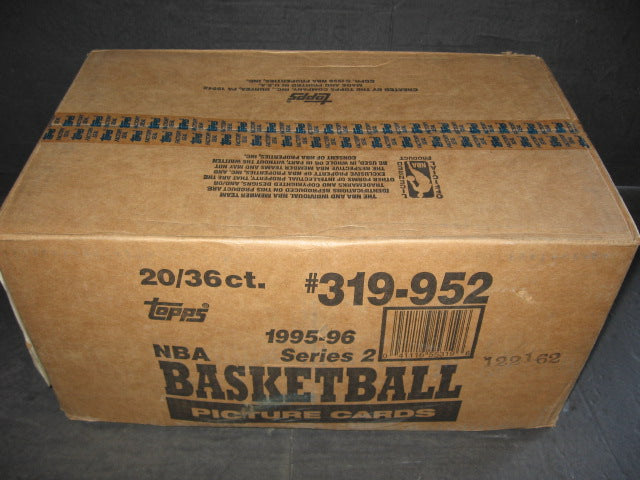 1995/96 Topps Basketball Series 2 Case (20 Box)