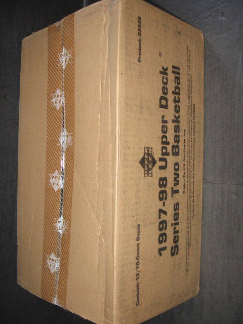 1997/98 Upper Deck Basketball Series 2 Case (12 Box)
