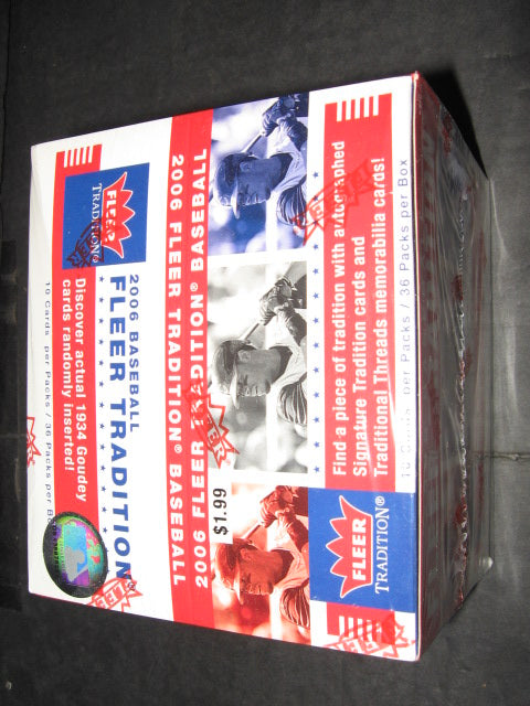 2006 Fleer Tradition Baseball Box (Retail)