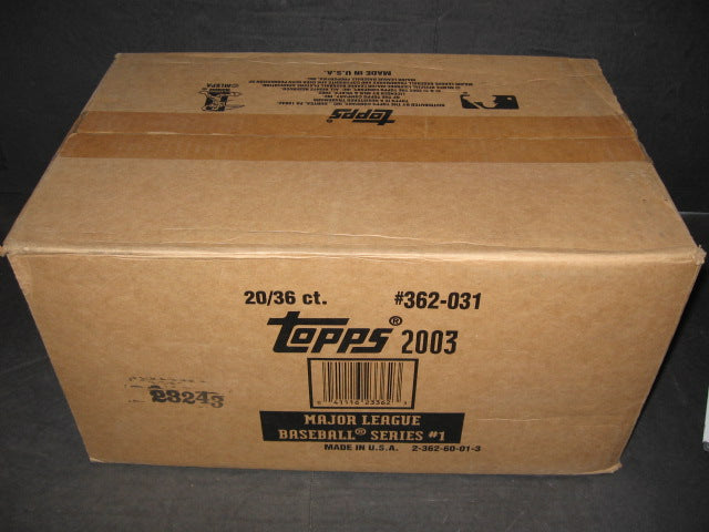 2003 Topps Baseball Series 1 Case (Retail) (20 Box)