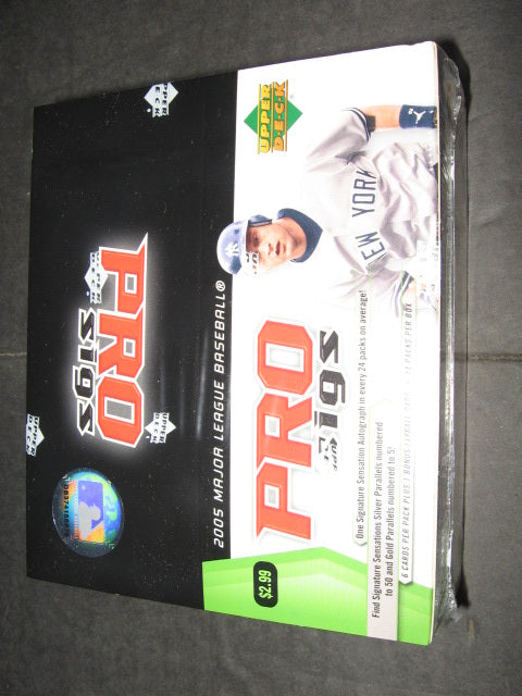 2005 Upper Deck Pro Sigs Baseball Box