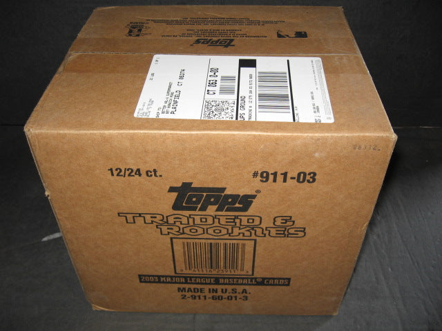 2003 Topps Traded & Rookies Baseball Case (Retail) (20 Box)