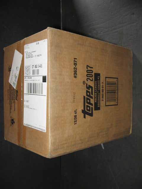 2007 Topps Baseball Series 1 Case (12 Box)