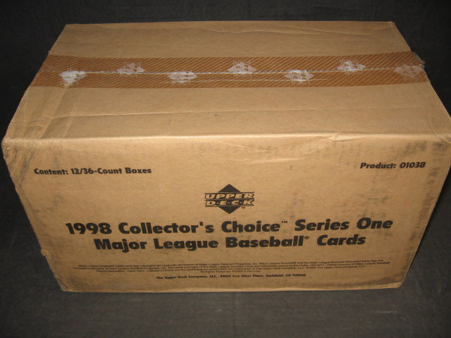 1998 Upper Deck Collector's Choice Baseball Series 1 Case (12 Box)