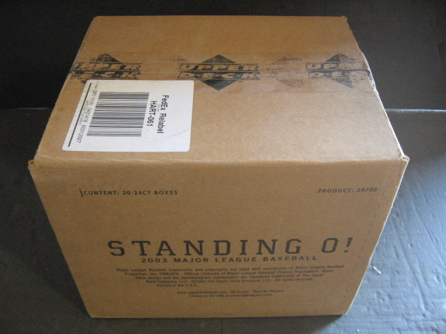 2003 Upper Deck Standing O Baseball Case (20 Box)