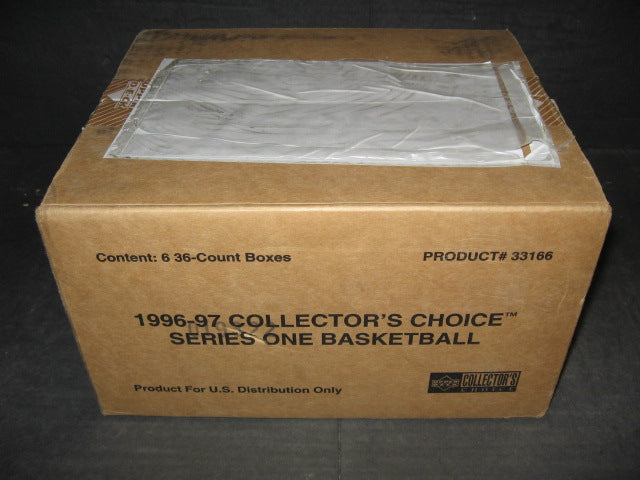 1996/97 Upper Deck Collector's Choice Basketball Series 1 Case (Retail) (6 Box)