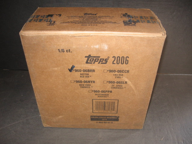 2006 Topps Baseball Factory Set Case (Red Sox)