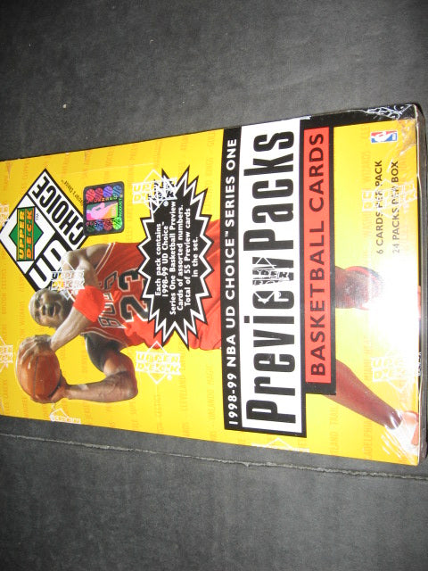 1998/99 Upper Deck UD Choice Basketball Series 1 Preview Box (24/6)