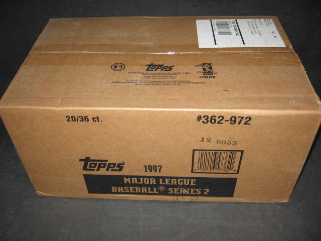 1997 Topps Baseball Series 2 Case (Retail) (20 Box)