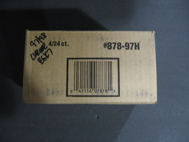 1997/98 Topps Chrome Basketball Case (Hobby) (4 Box)