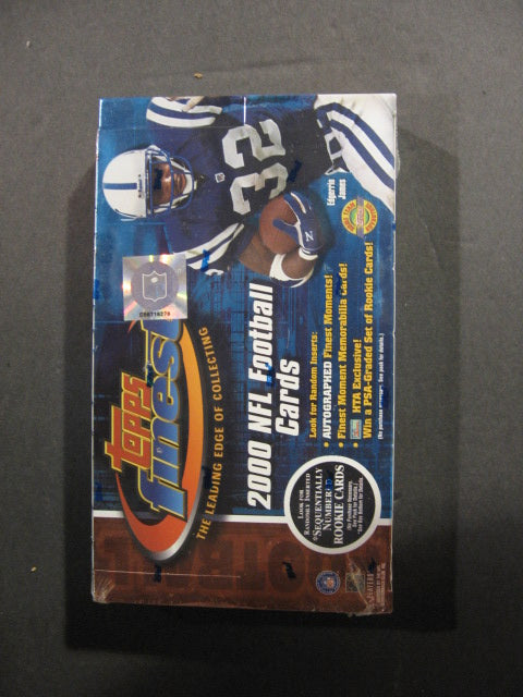 2000 Topps Finest Football Jumbo Box (HTA)