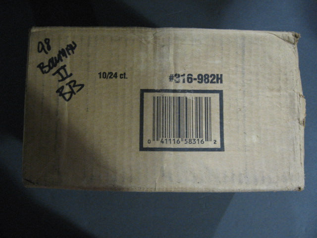 1998 Bowman Baseball Series 2 Case (Hobby) (10 Box)