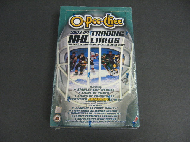 2003/04 OPC O-Pee-Chee Hockey Box (Hobby)