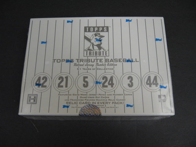 2001 Topps Tribute Baseball Box (Retired Jersey) (Hobby)