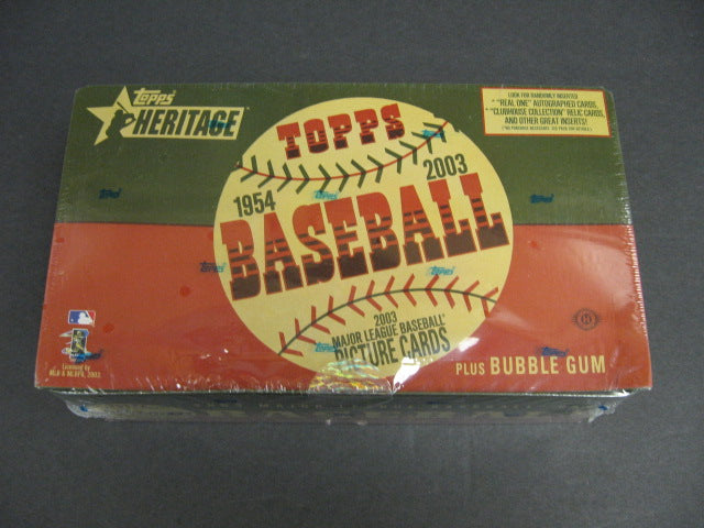 2003 Topps Heritage Baseball Box (Hobby)