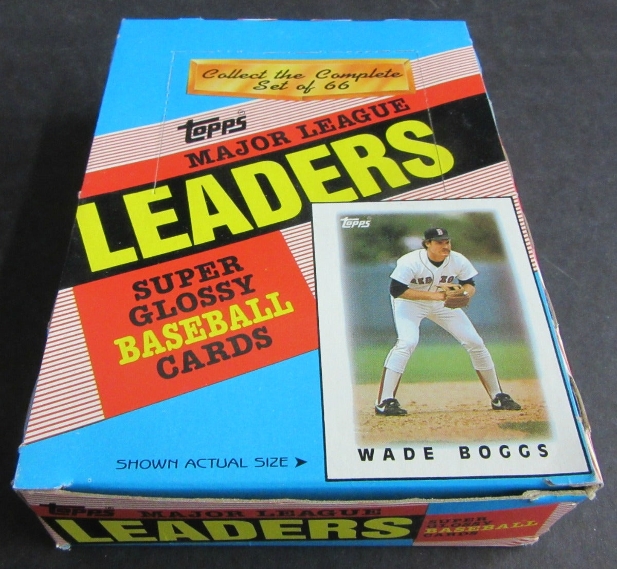 1986 Topps Major League Leaders Baseball Box (36/6)