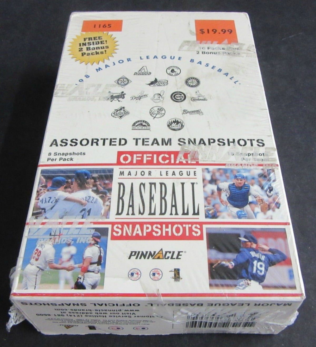 1998 Pinnacle Snapshots Baseball Unopened Box