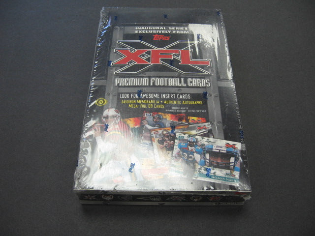 2001 Topps XFL Football Box (Hobby)